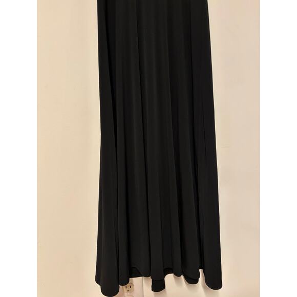 NWOT J.Crew Scoopneck A-line Midi Dress In Matte Jersey Black Size XS - Picture 8 of 8